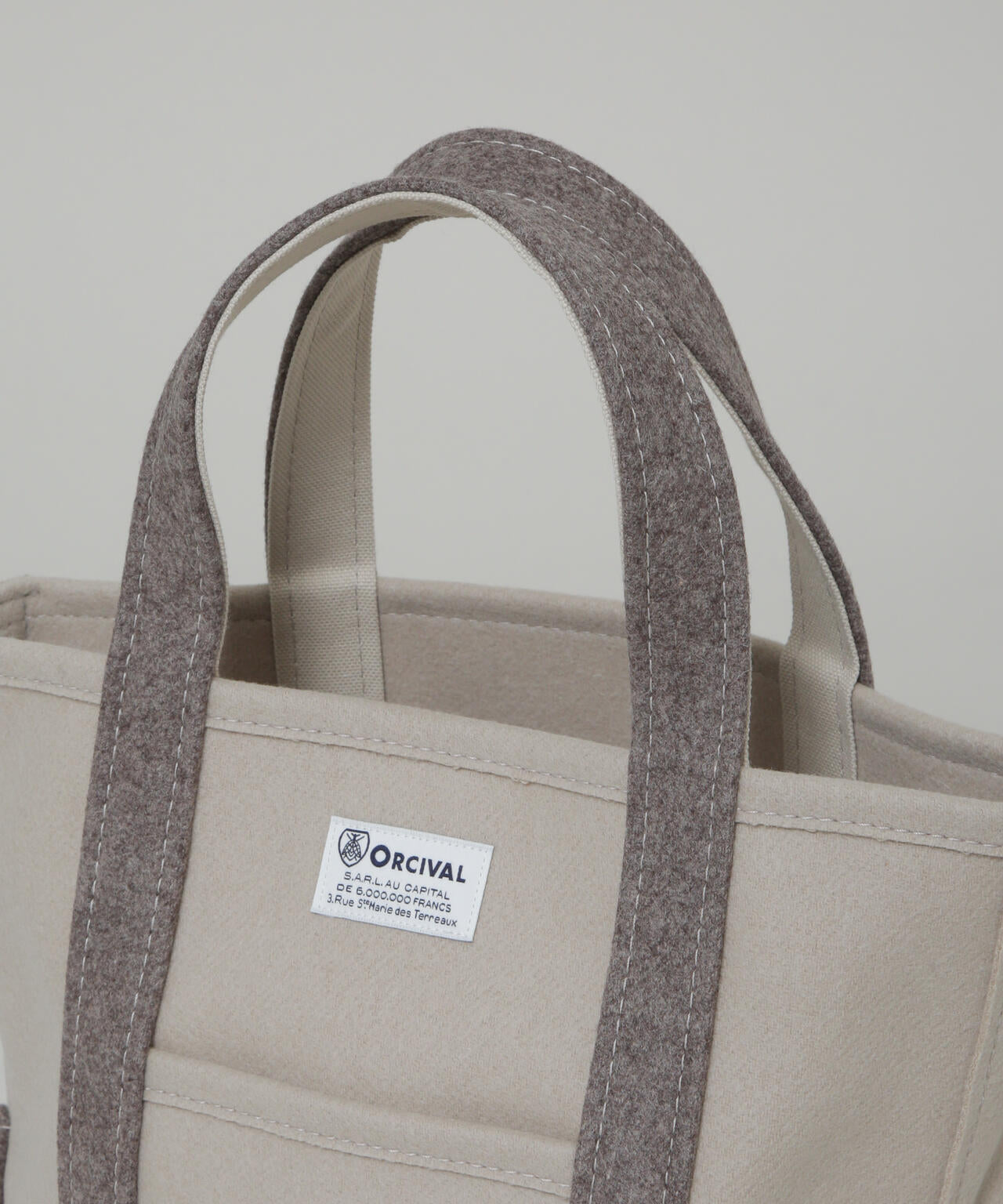 ORCIVAL/HEAVY MELTON TOTE BAG SMALL 6715232403