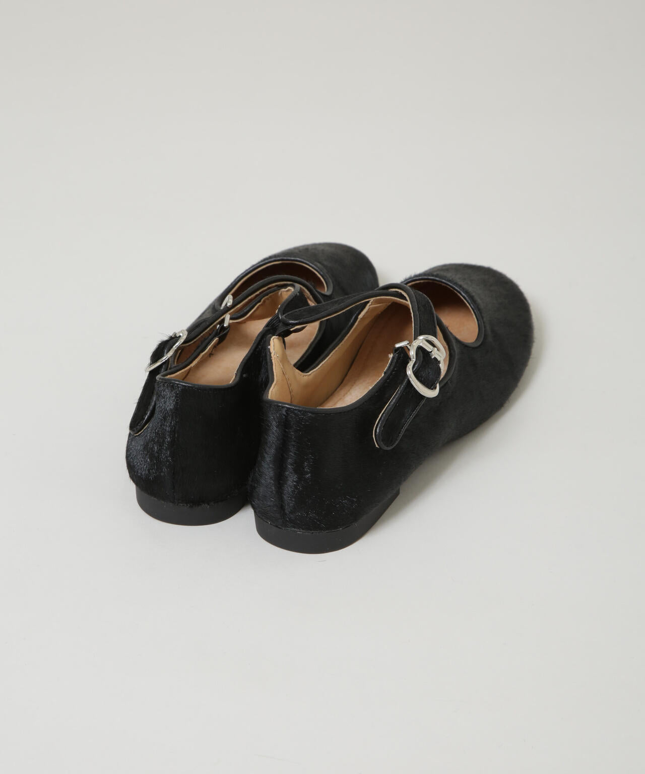 MOHI/ハラコクロスストラップシューズ 6715235007