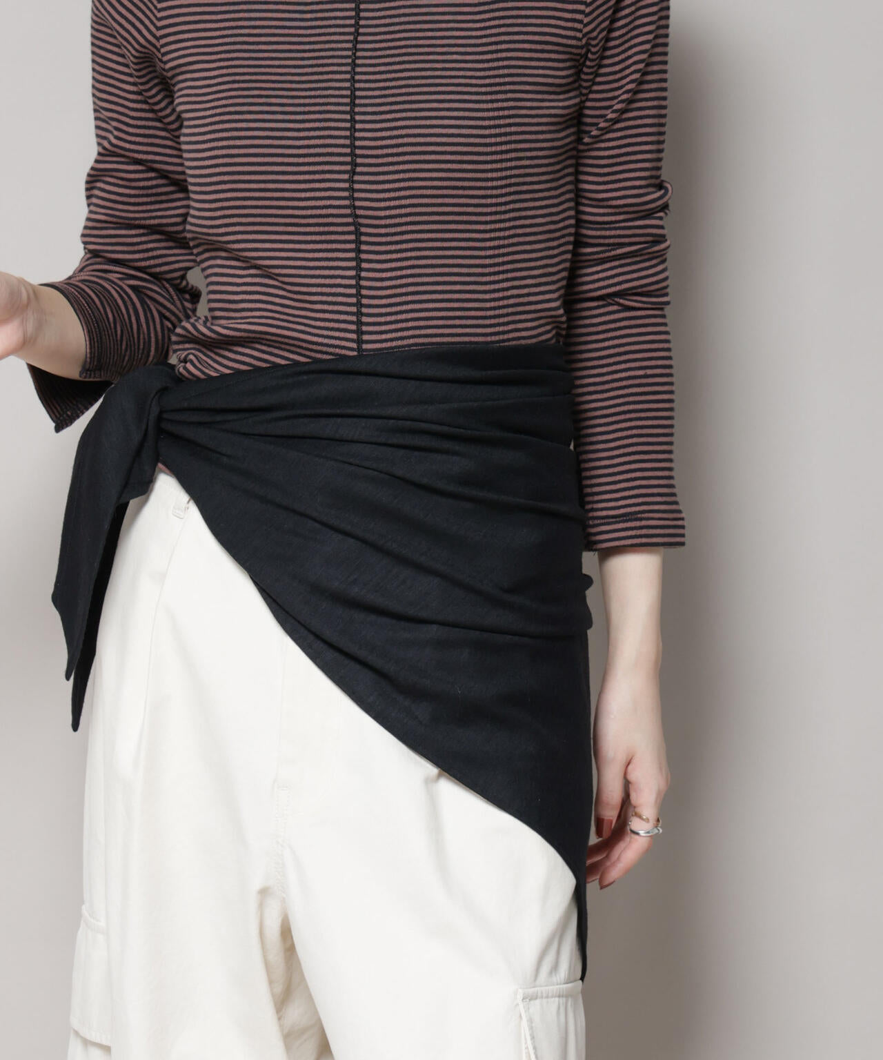 La Maison de Lyllis / KERCHIEF ウール ジャージー スカーフ