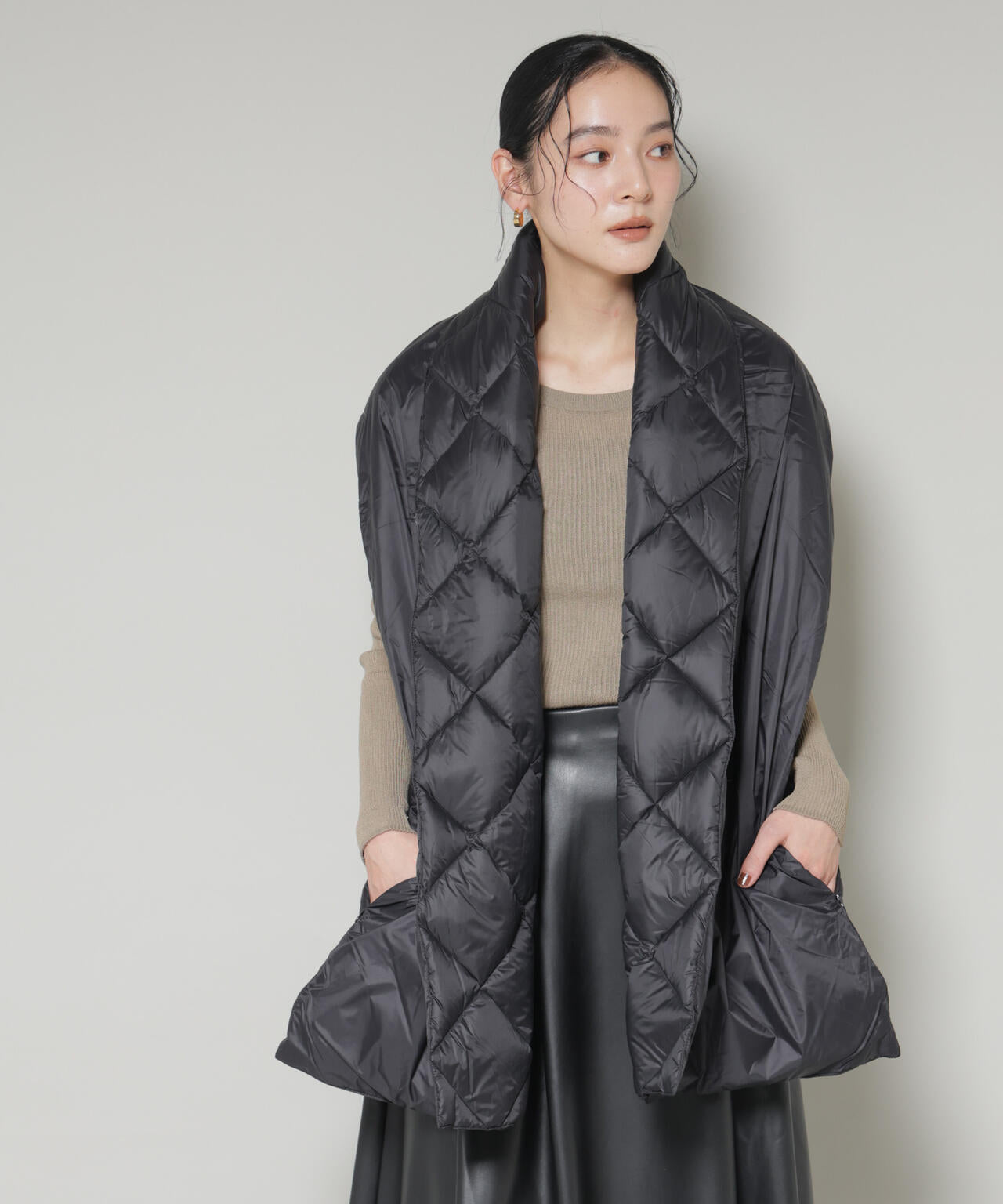 TAION / リバーシブル ダウンストール