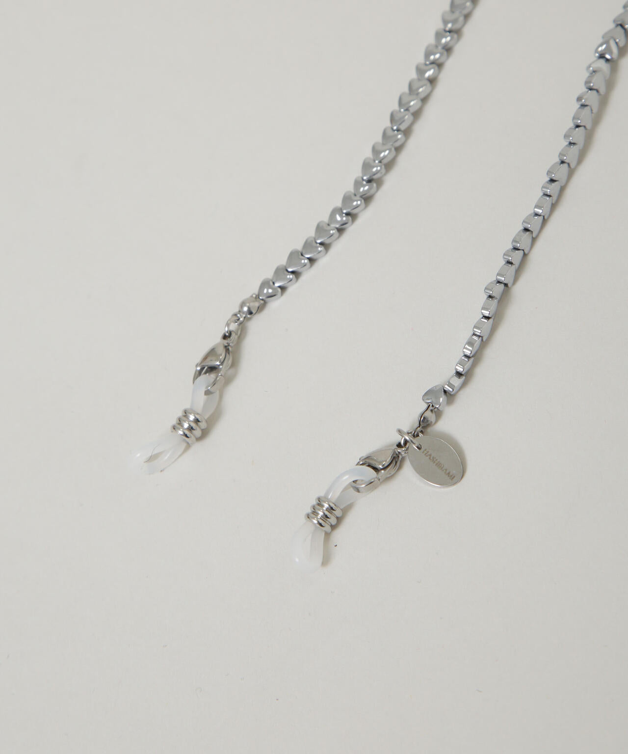 HASHIBAMI/ハート型4mm シルバー グラスチェーン 6715253010