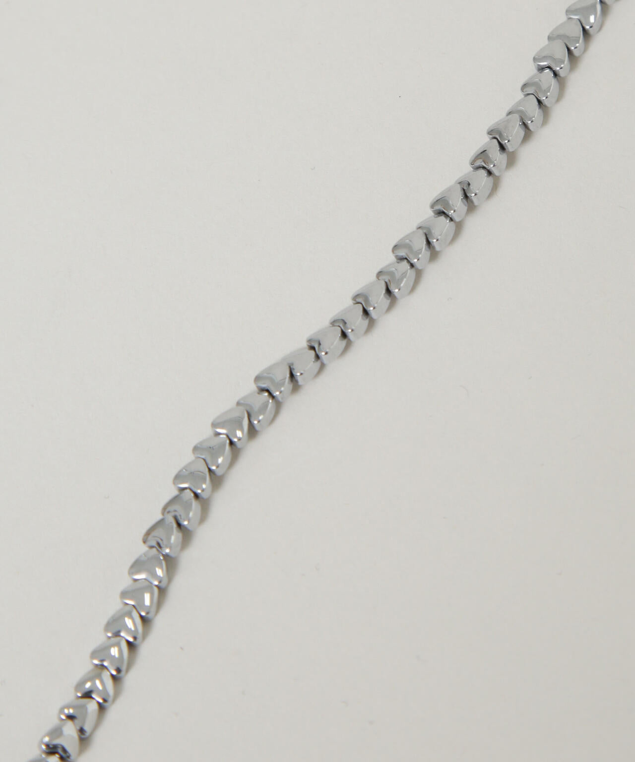 HASHIBAMI/ハート型4mm シルバー グラスチェーン 6715253010