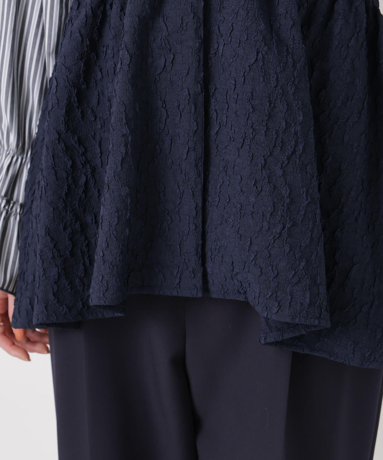 troisieme chaco/別注 PUFFY JACQUARD ジレ 6716116002