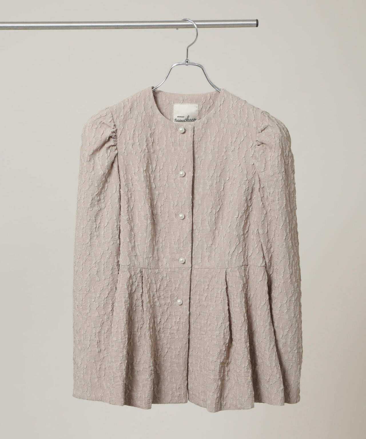 troisieme chaco/別注 PUFFY JACQUARD ジャケット 6716116003