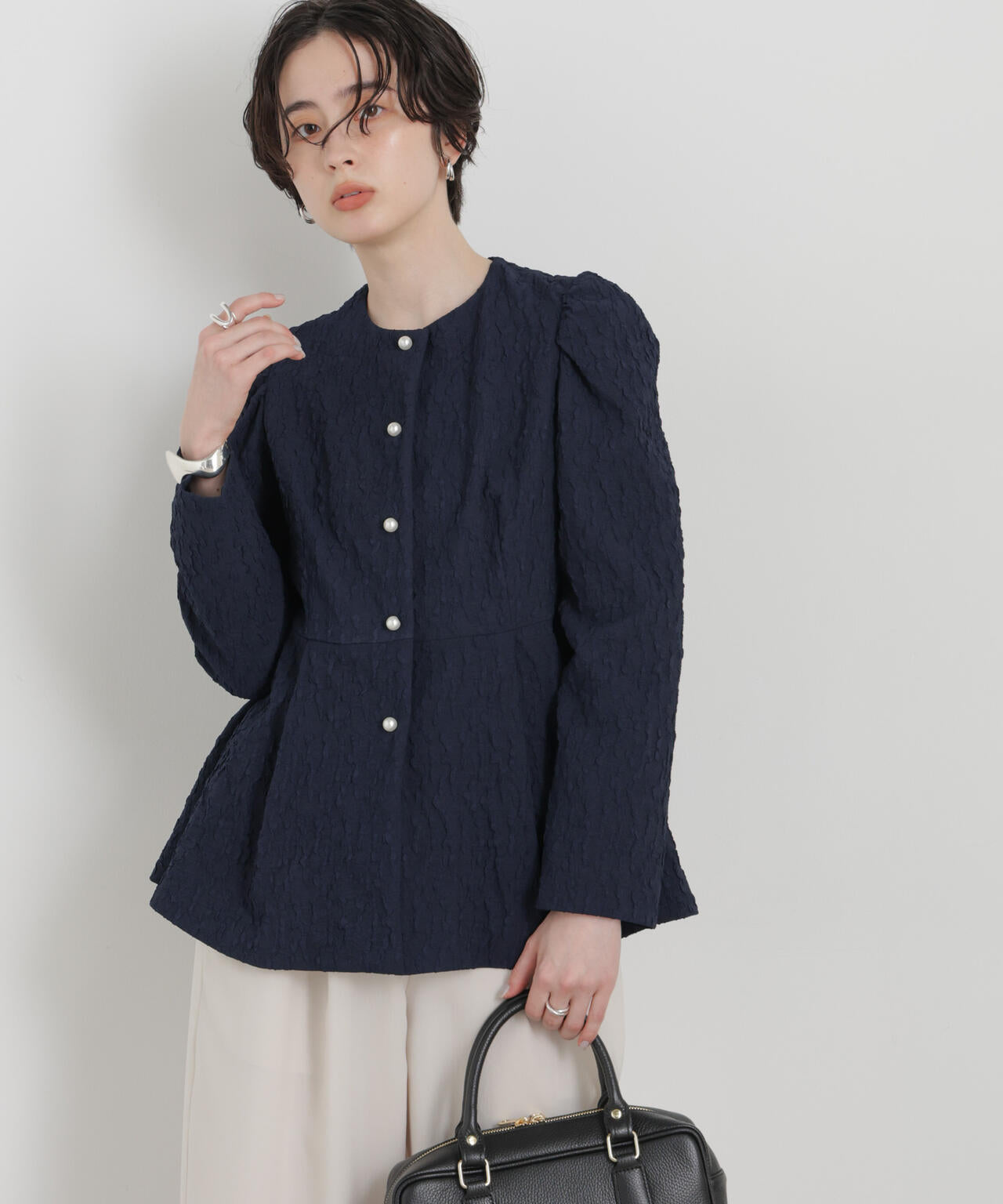 troisieme chaco/別注 PUFFY JACQUARD ジャケット 6716116003