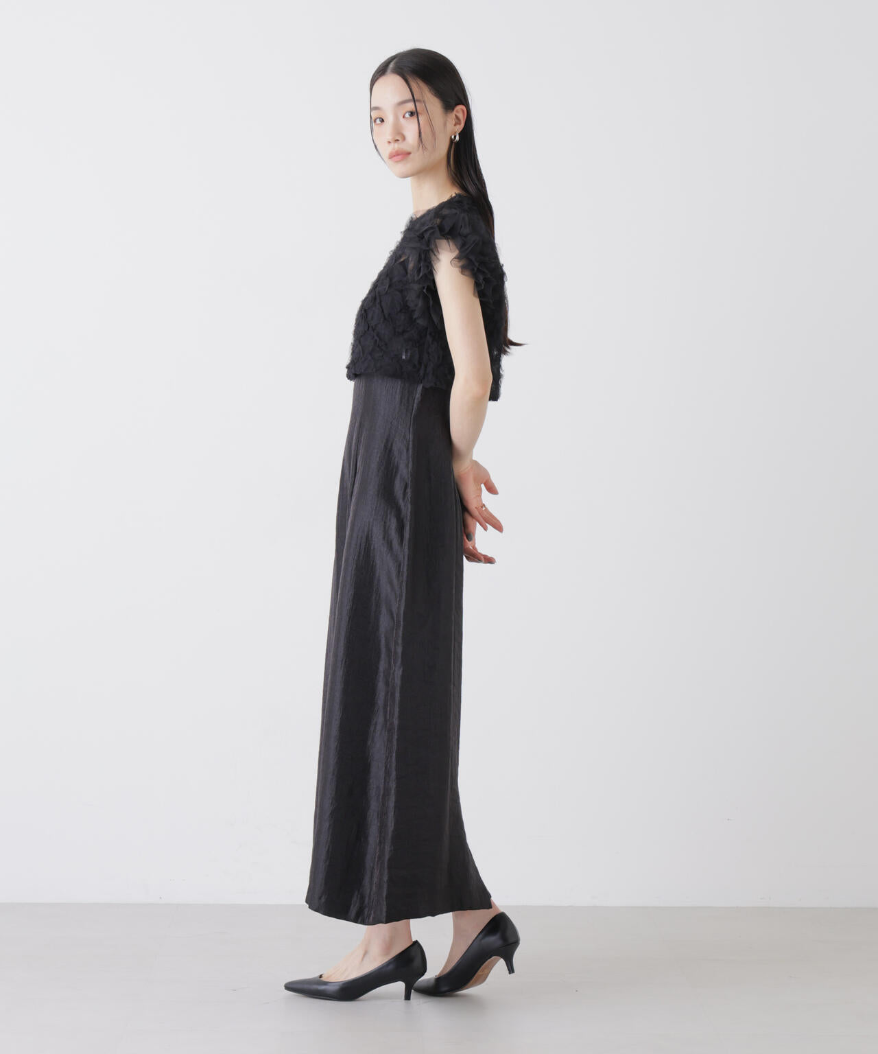 kaene/ボリュームブラウスセットドレス 6716119011