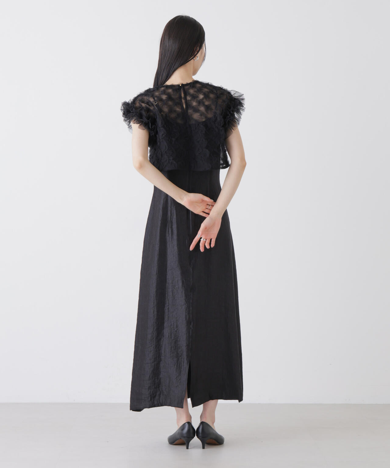 kaene/ボリュームブラウスセットドレス 6716119011