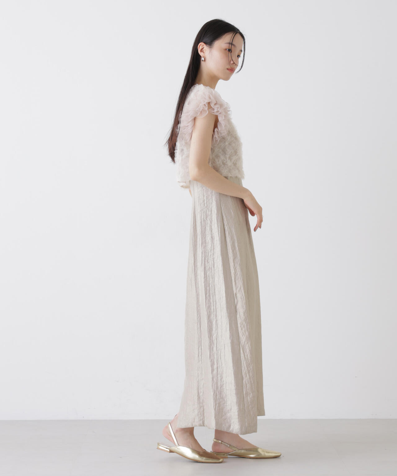 kaene/ボリュームブラウスセットドレス 6716119011