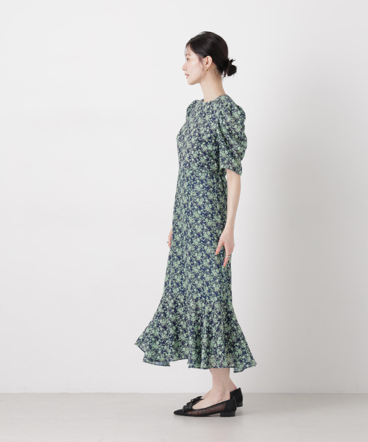 troisieme chaco/別注 CUT JACQUARD ワンピース 6716119017