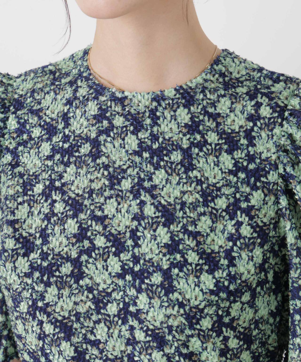 troisieme chaco/別注 CUT JACQUARD ワンピース 6716119017