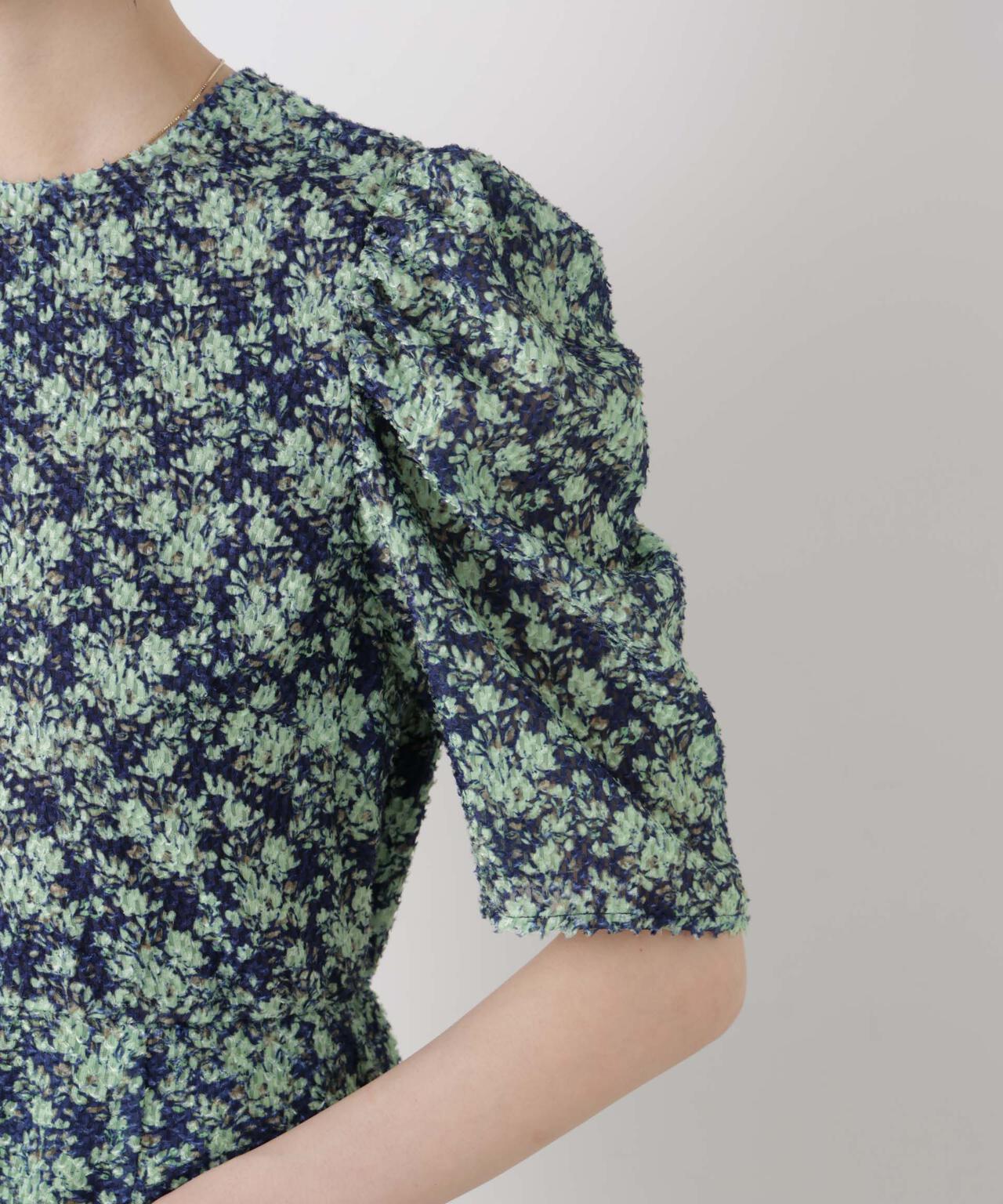 troisieme chaco/別注 CUT JACQUARD ワンピース 6716119017