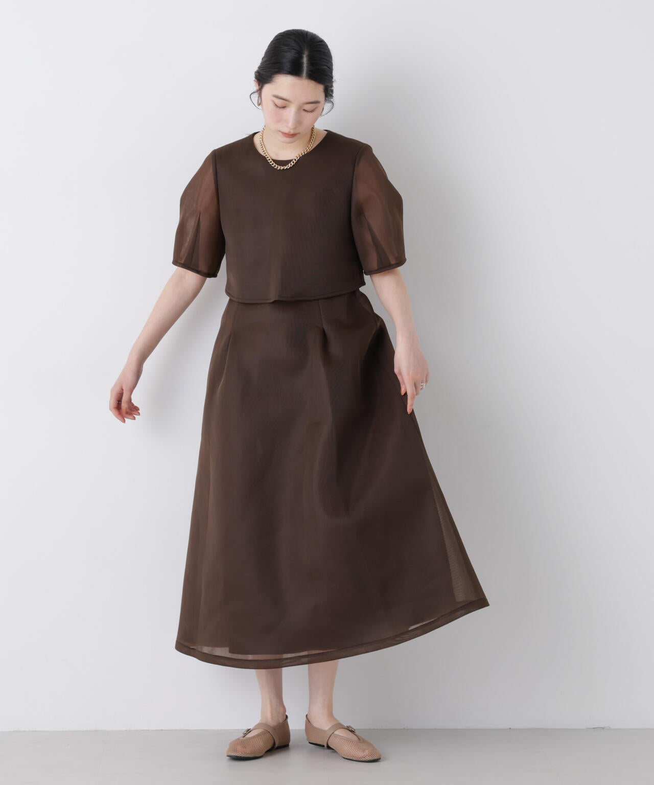 kaene/シアードッキングワンピース 6716119019