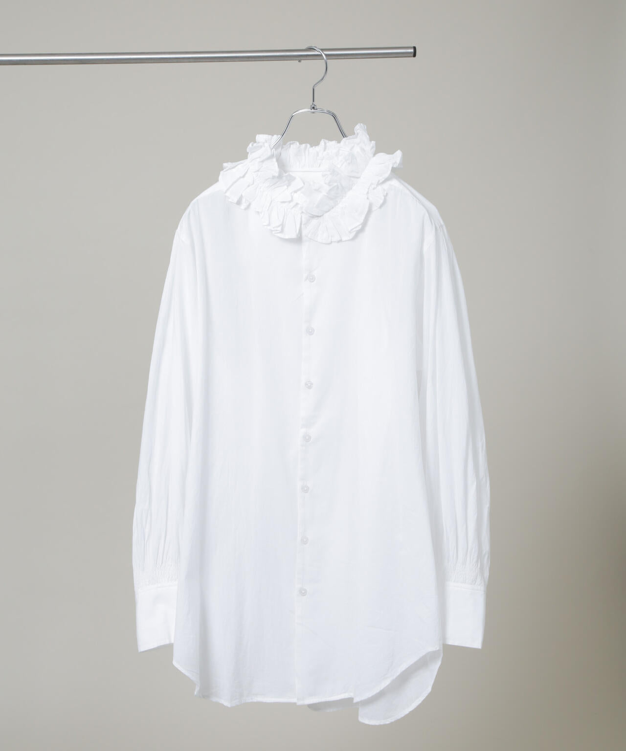 crinkle crinkle crinkle / cotton frill coller shirts