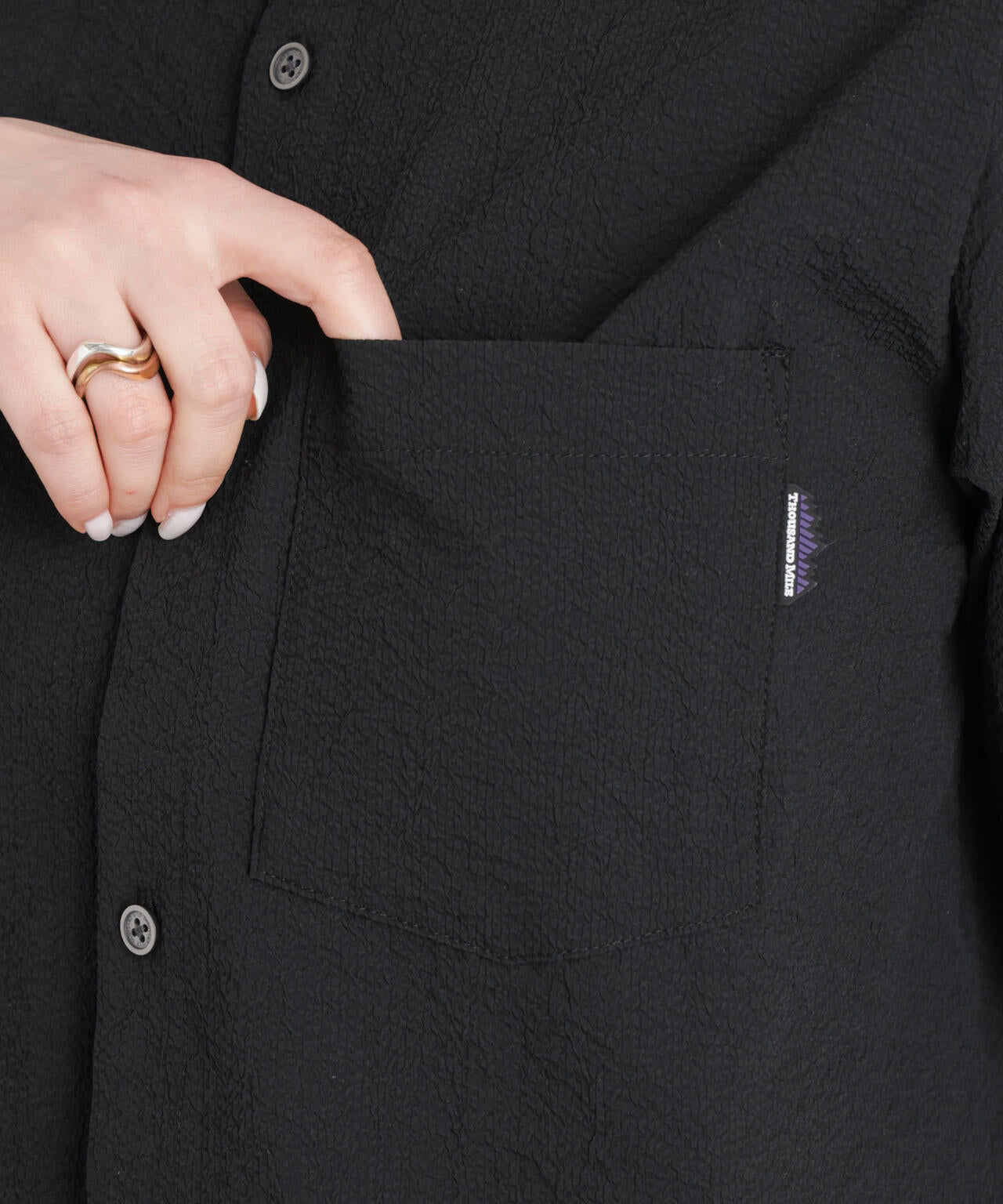 THOUSAND MILE/SEERSUCKER SHIRT(セットアップ可) 6716121008