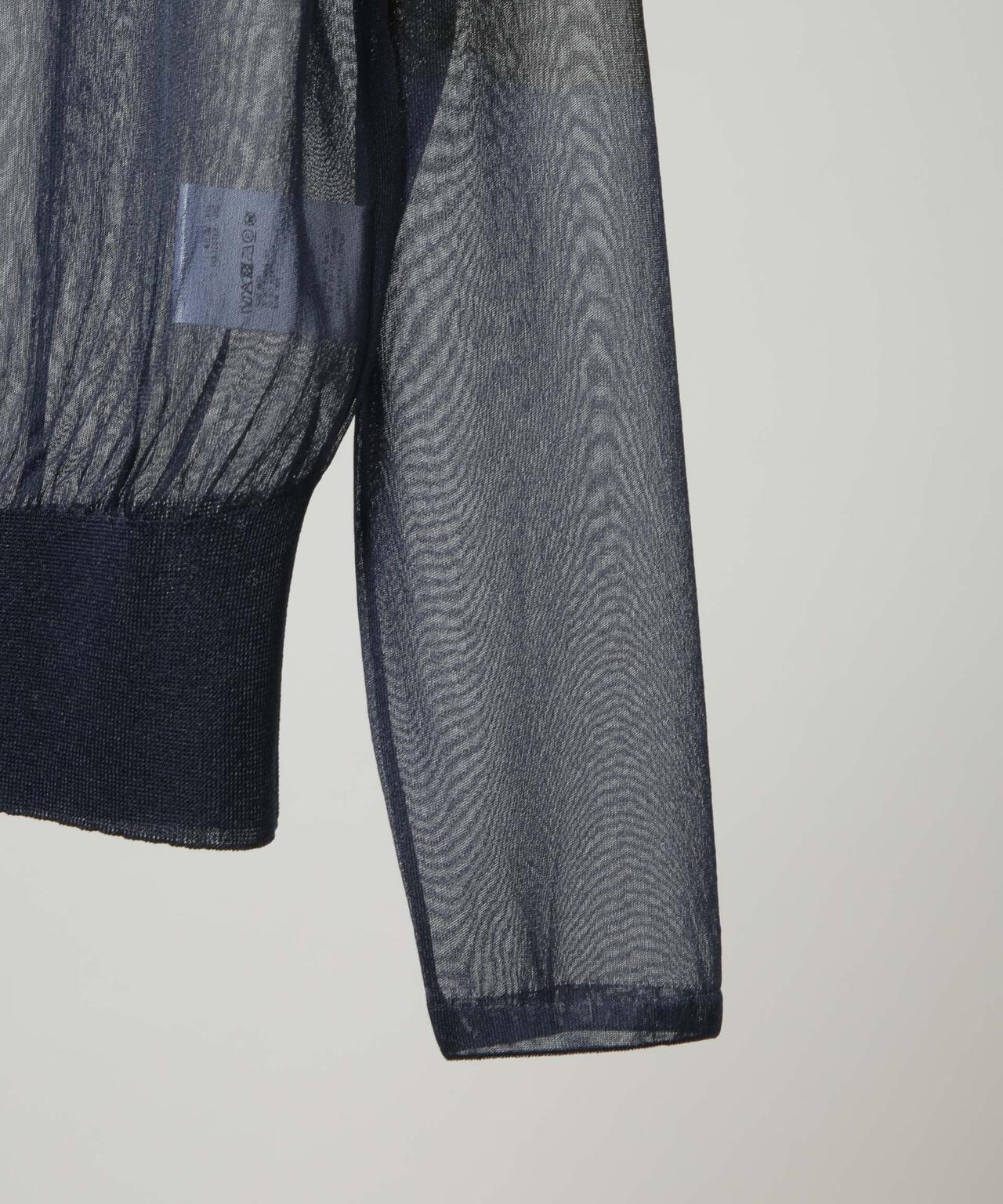 ANTHEM A/BY COLOR SHEER KNIT POLO 6716122001