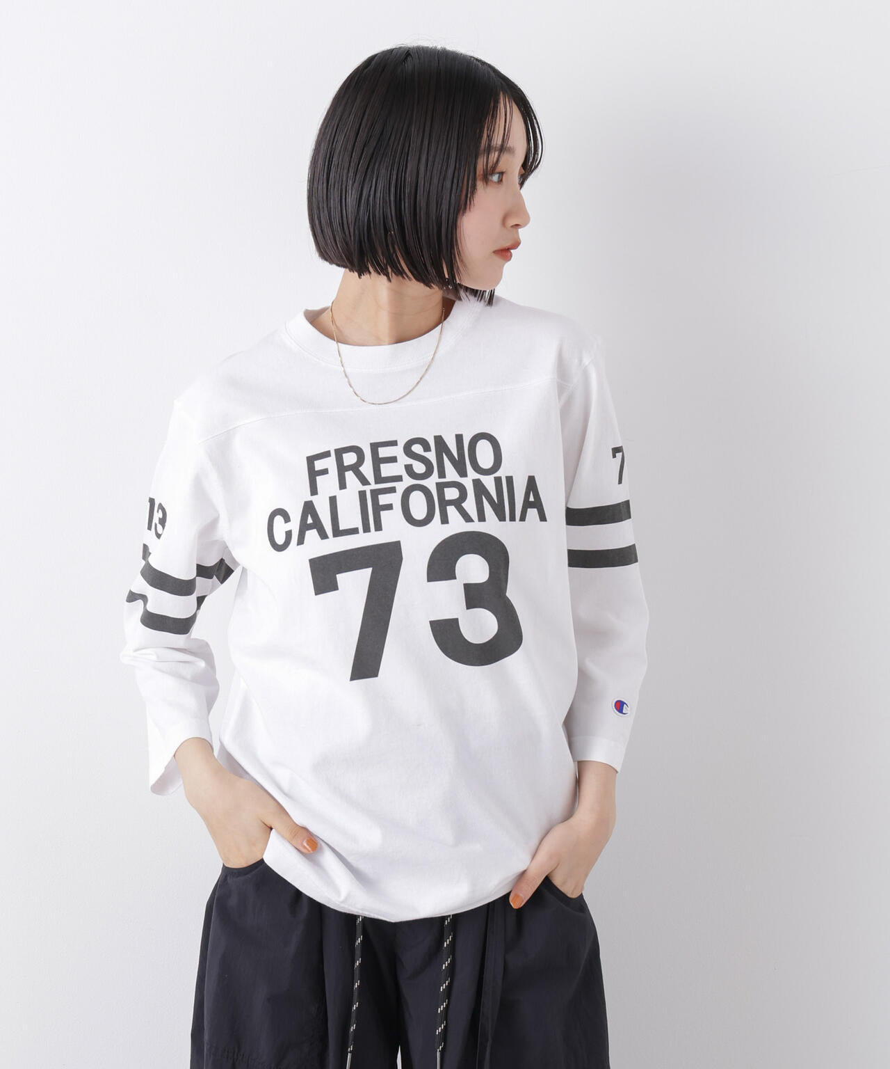 Champion/3/4 SLEEVE FOOTBALL T-SHIRT 6716123003