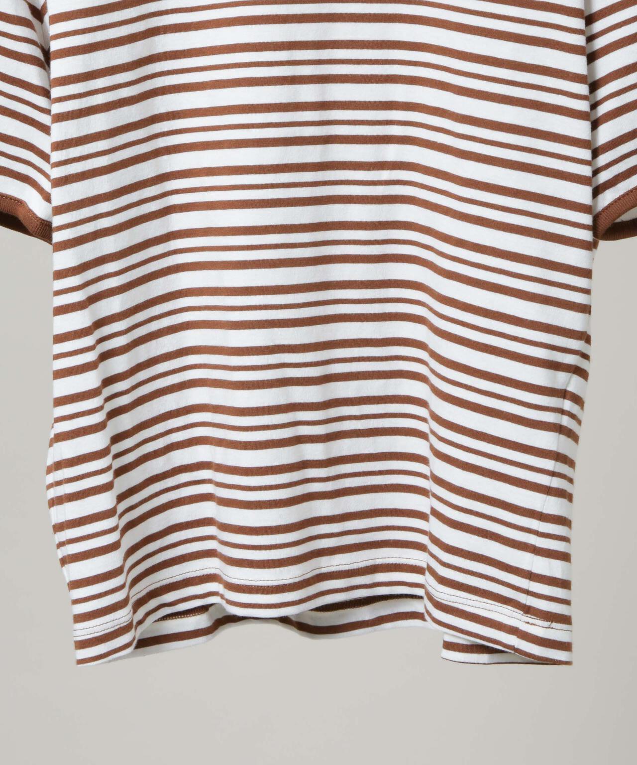 BAUM UND PFERDGARTEN/Striped Cotton Jersey ボーダーTee 6716124002
