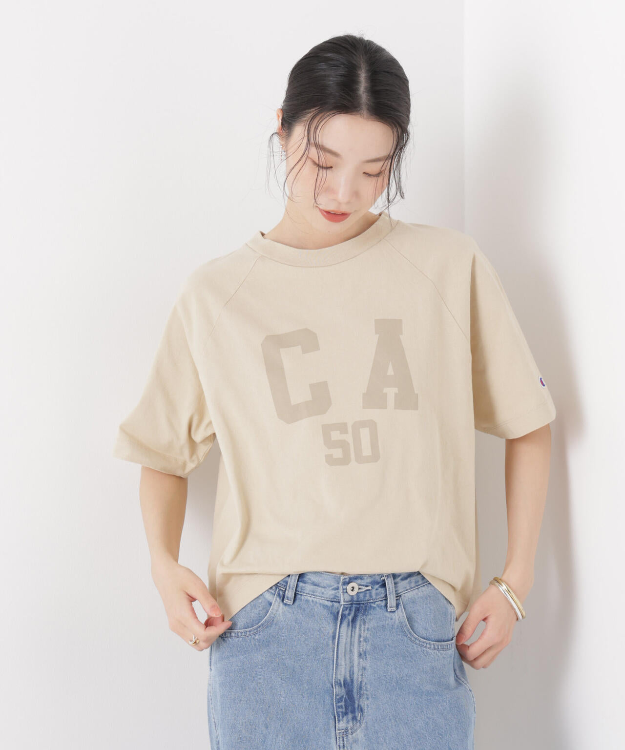 Champion/SHORT SLEEVE T-SHIRT 6716124006