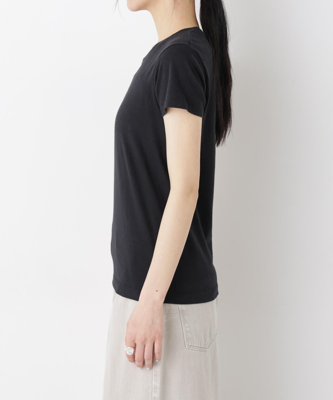 Hanes/2P JapanFit for HER クルーネックTシャツ 6716124012