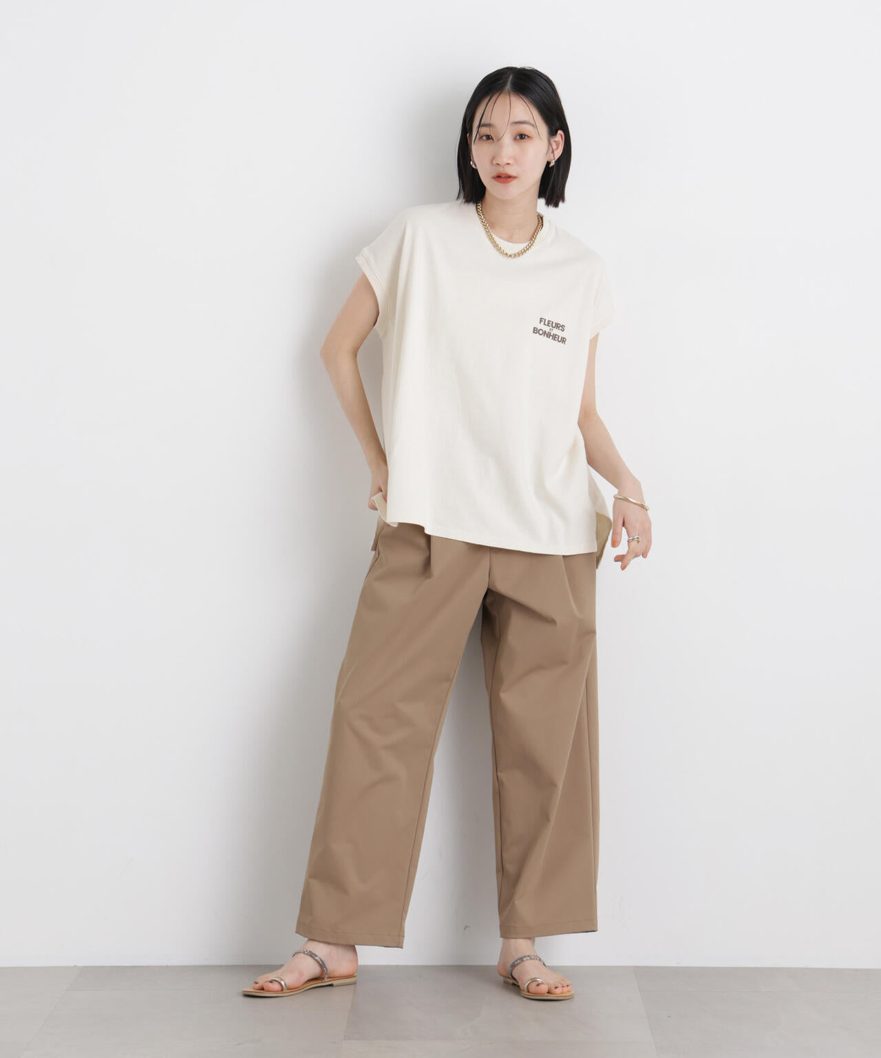 upper hights/BIG NO SLEEVE TEE 6716124016