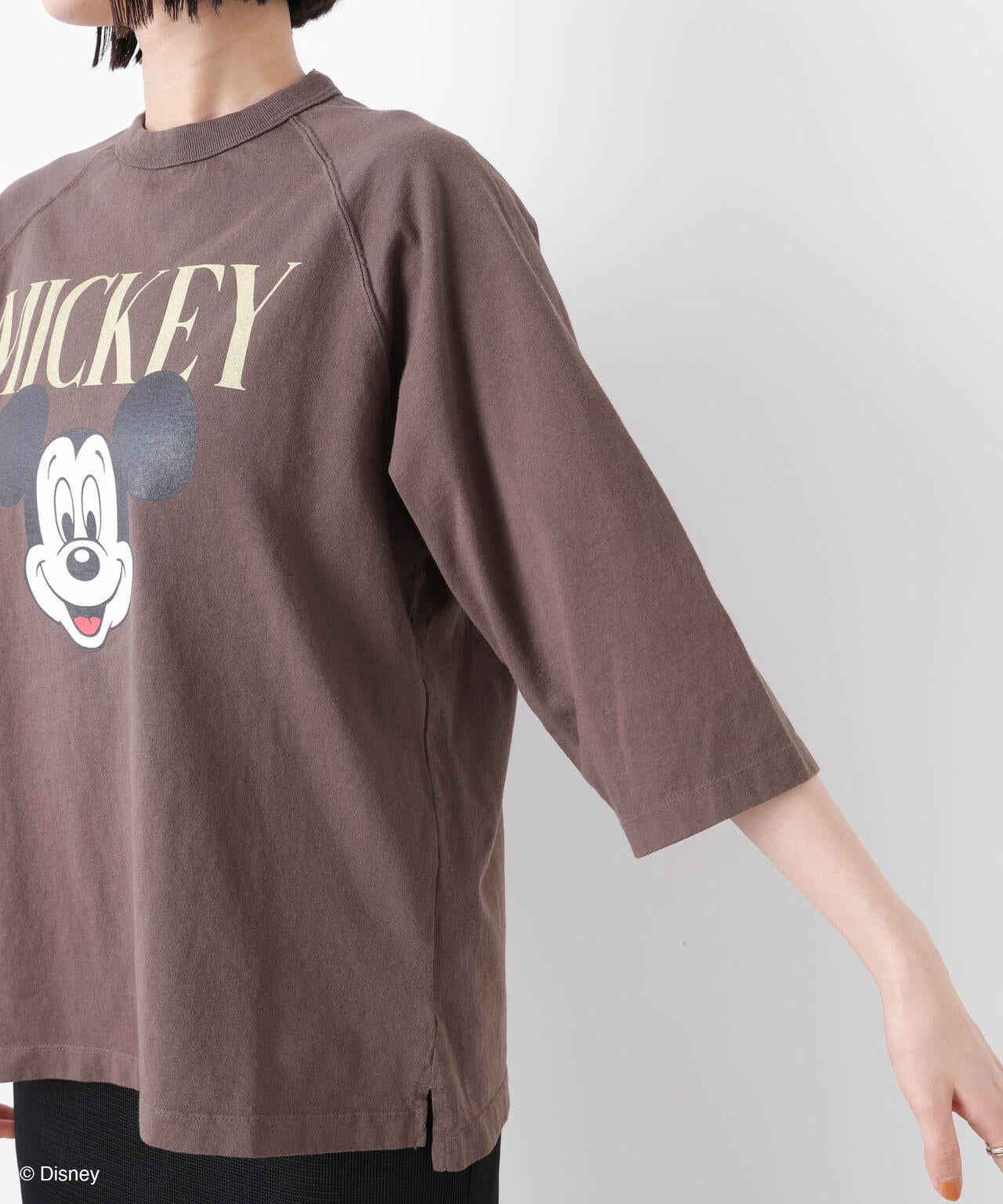 GOOD ROCK SPEED/ Mickey / 7/S T-Shirt Brown 6716124018