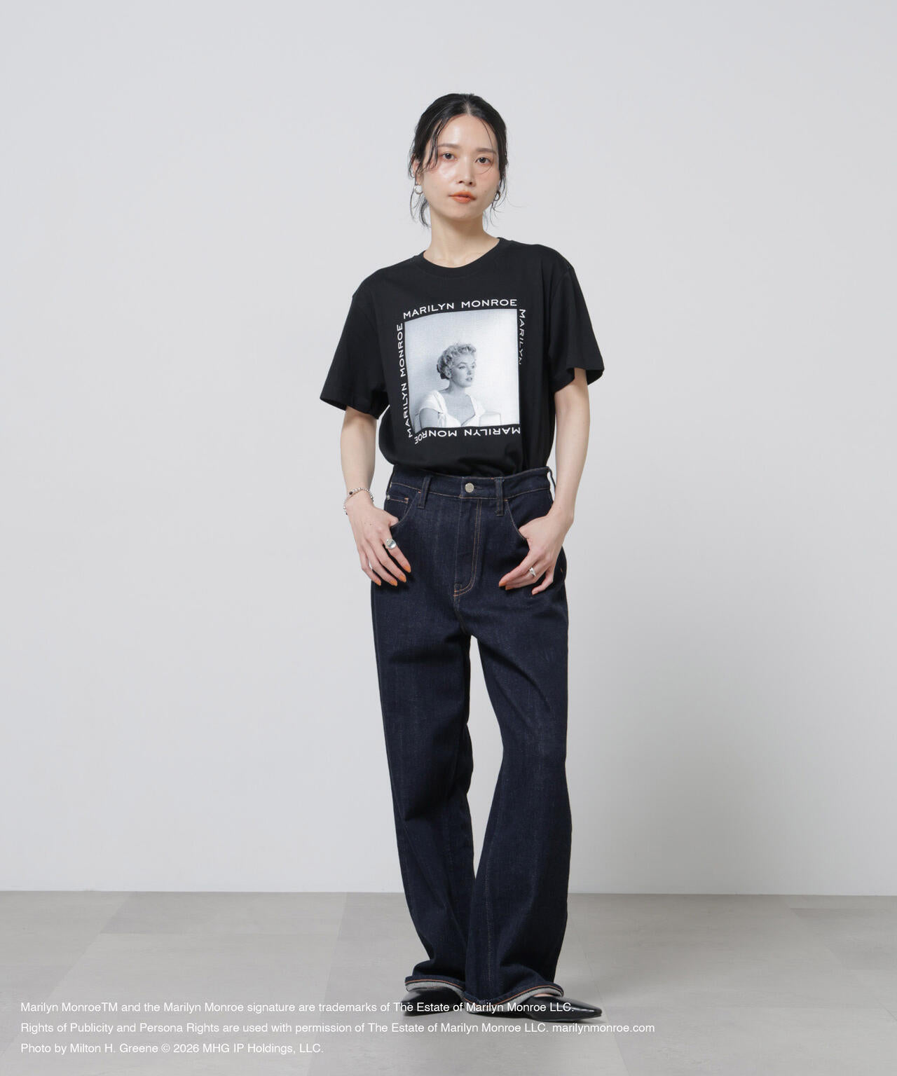 GOOD ROCK SPEED/ MarilynMonroe / Tshirts Black 6716124023