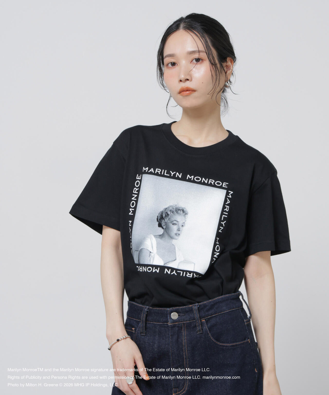 マリリンモンロー GOOD ROCK SPEED / MarilynMonroe Tshirts Black