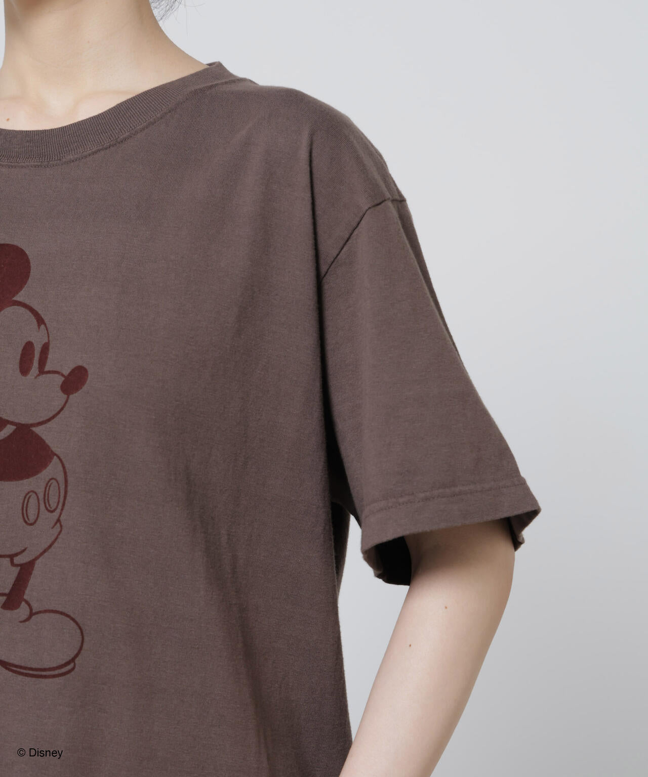 GOOD ROCK SPEED/ MickeyMouse / Tshirts Brown 6716124025