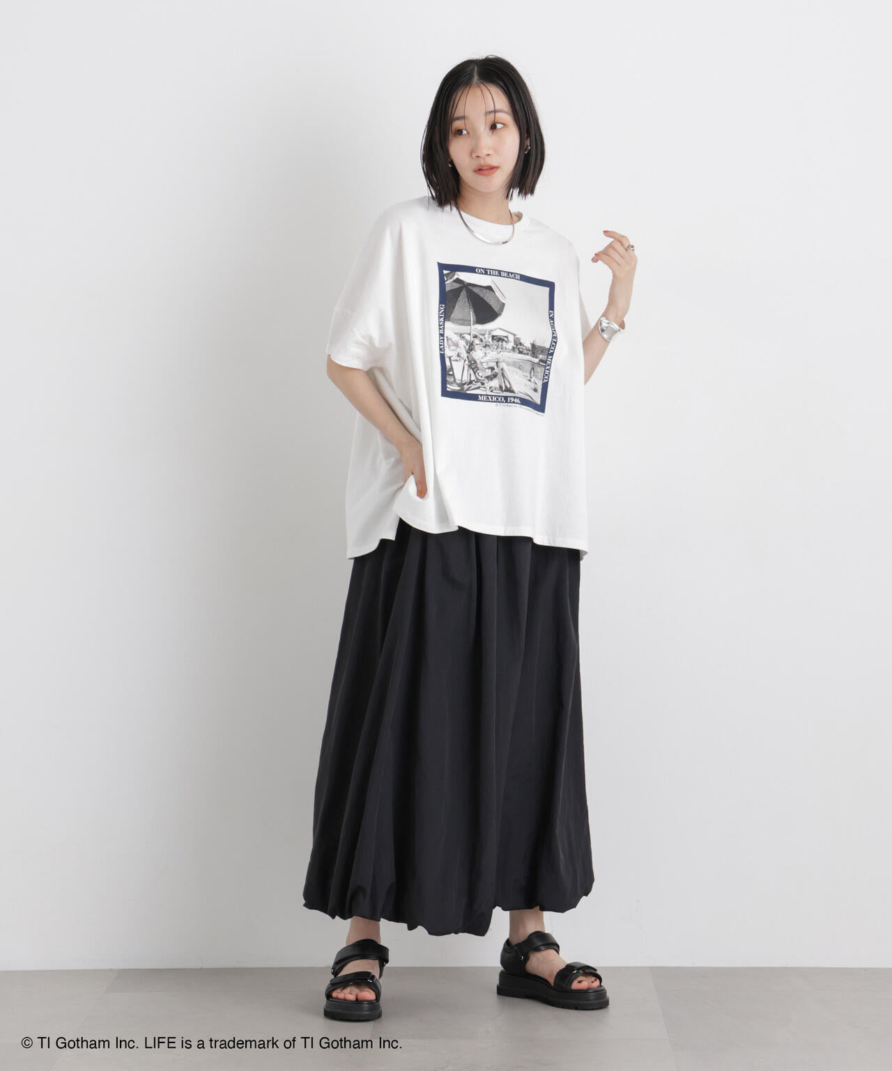 GOOD ROCK SPEED/LIFE PICTURE COLLECTION Big Tshirts White 6716124026