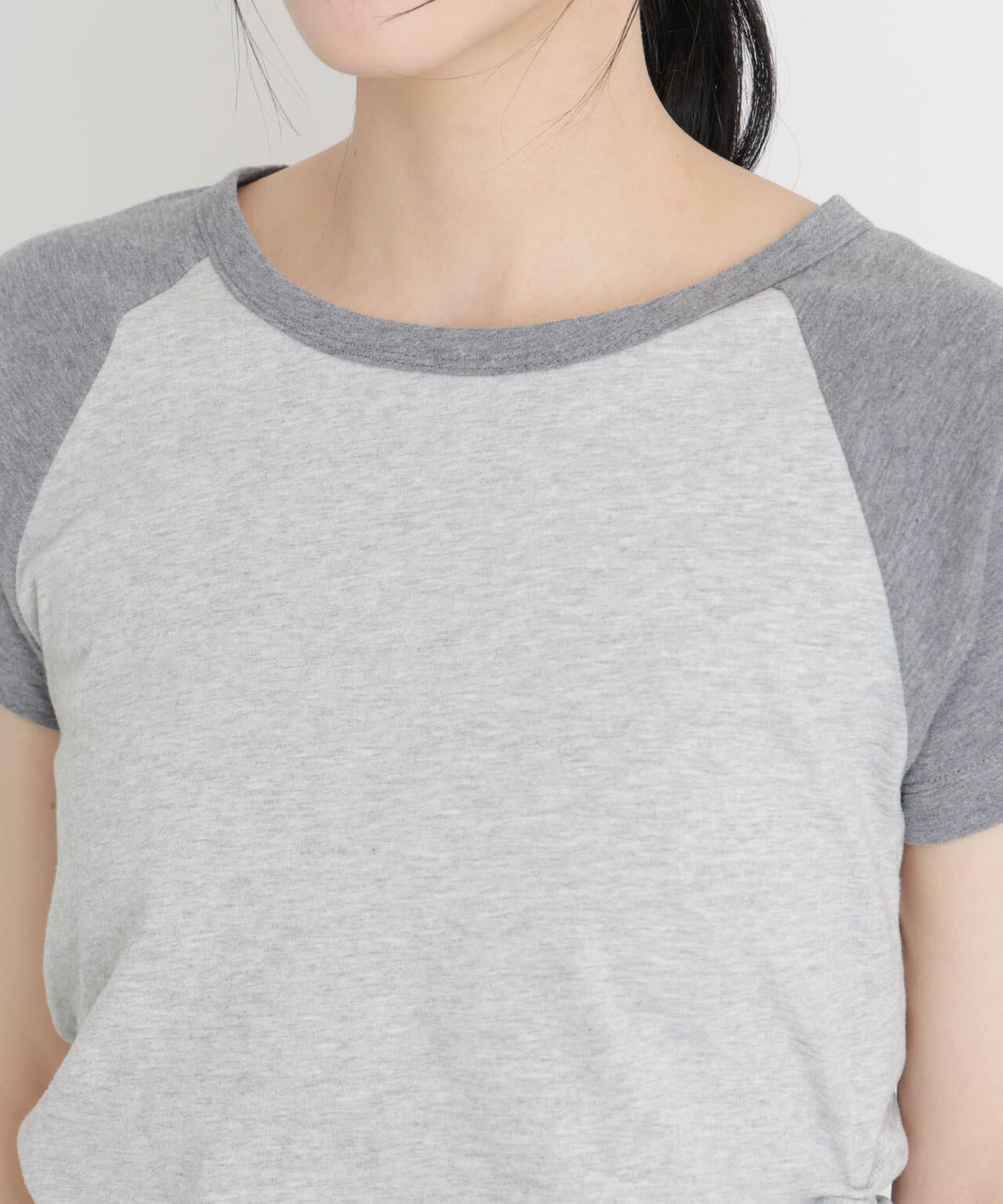 BOOKCLUB/別注 Raglan shirring shirts 6716124029