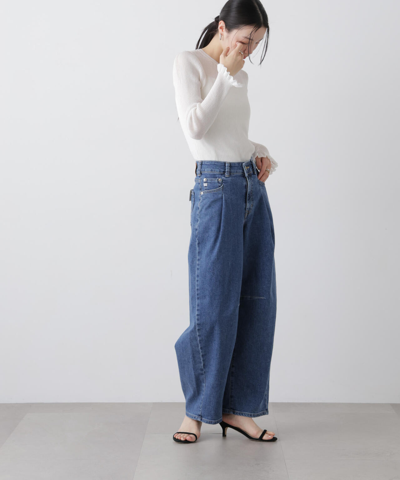 SOMETHING/HANA TUCK CURVE TAPERED 6716127009