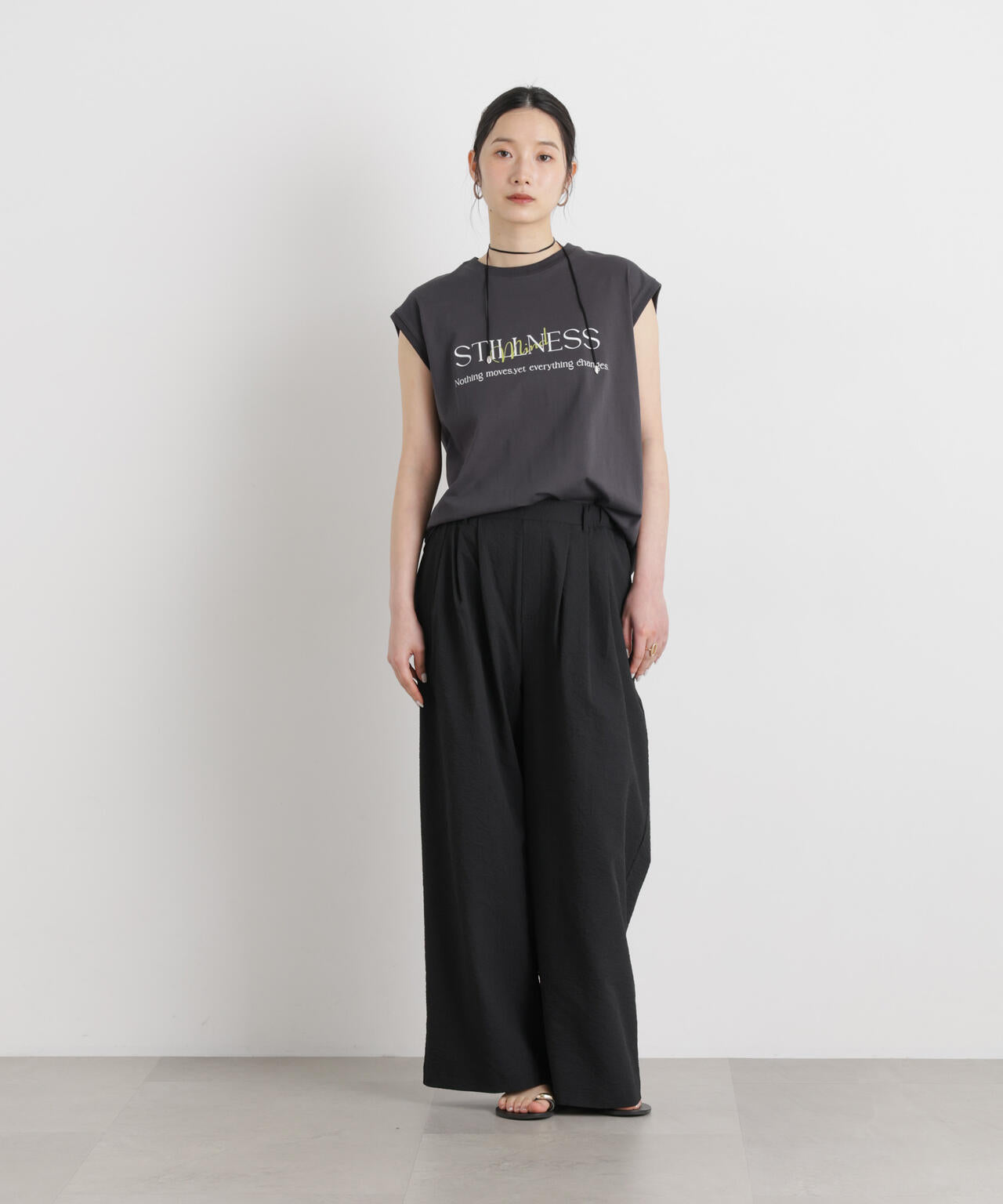 THOUSAND MILE/SEERSUCKER WIDE PANTS(セットアップ可) 6716127016