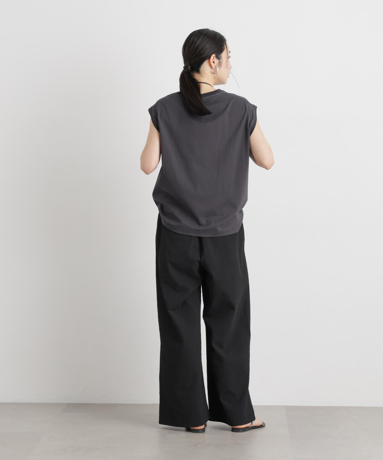 THOUSAND MILE/SEERSUCKER WIDE PANTS(セットアップ可) 6716127016