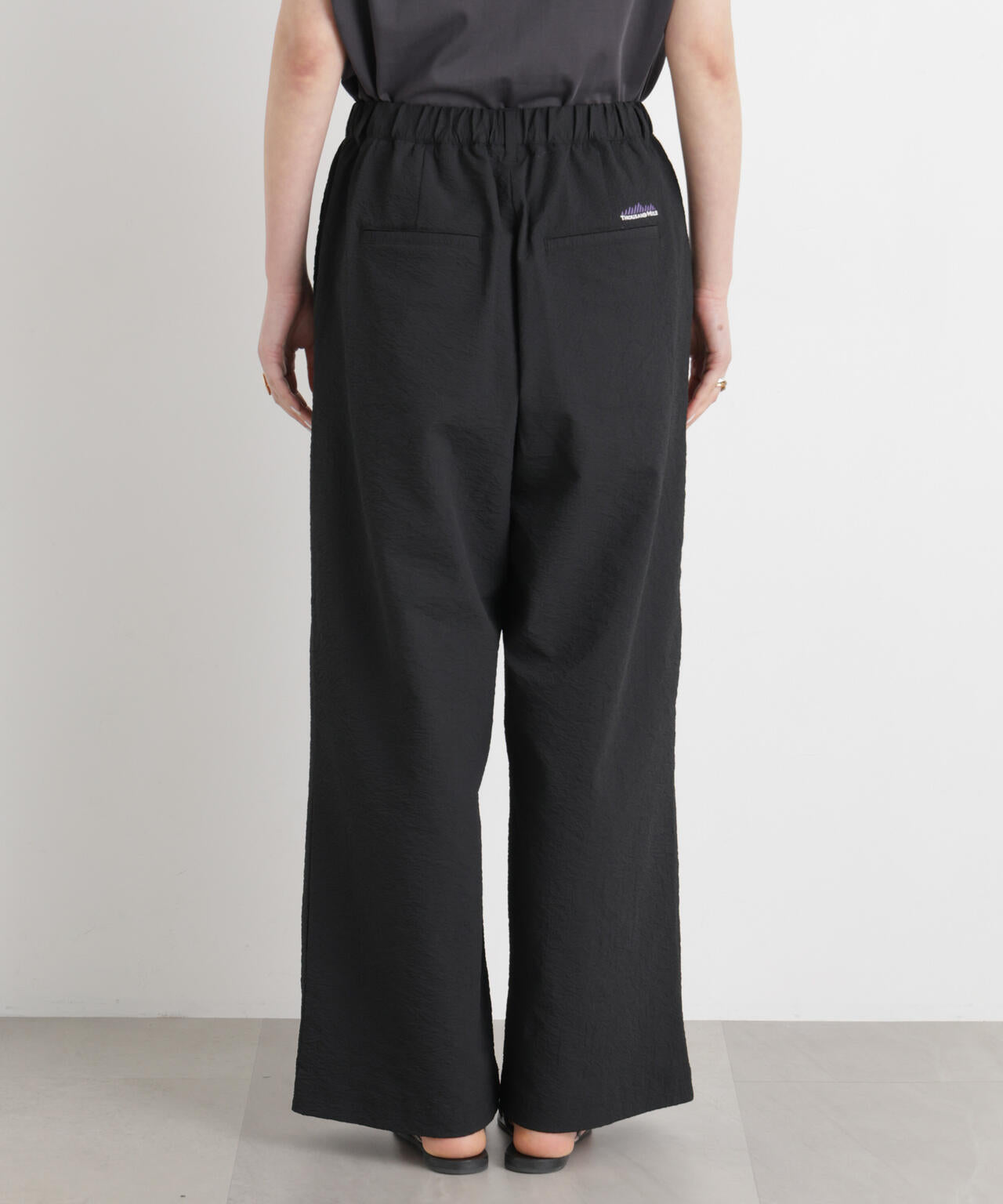 THOUSAND MILE/SEERSUCKER WIDE PANTS(セットアップ可) 6716127016