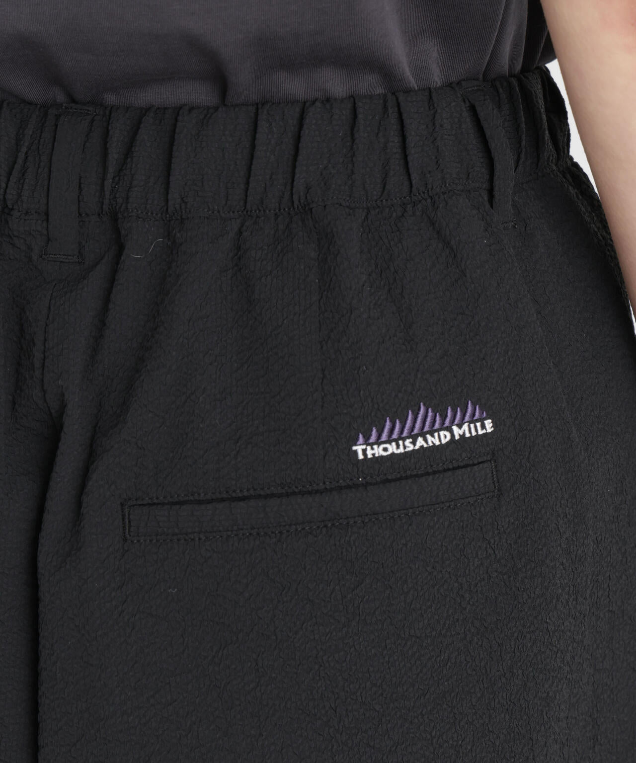 THOUSAND MILE/SEERSUCKER WIDE PANTS(セットアップ可) 6716127016