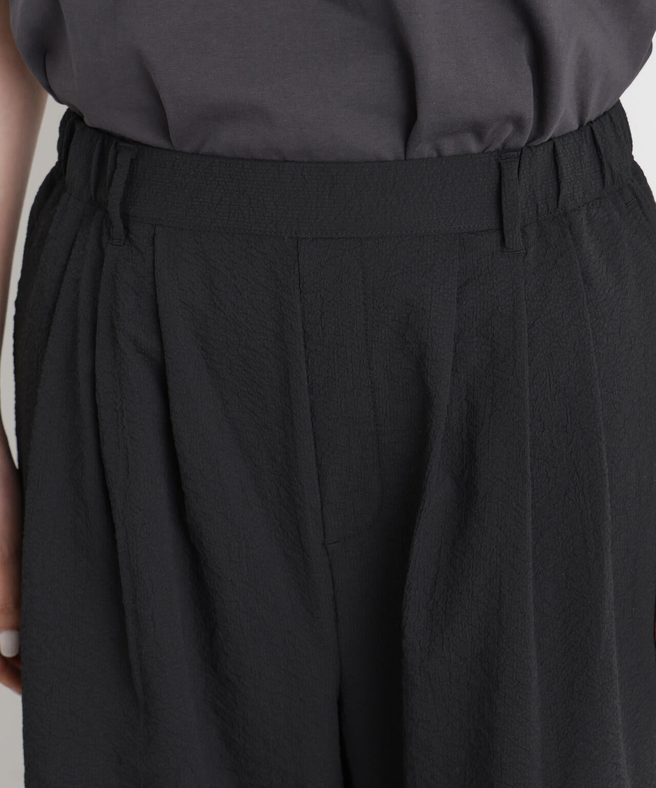 THOUSAND MILE/SEERSUCKER WIDE PANTS(セットアップ可) 6716127016