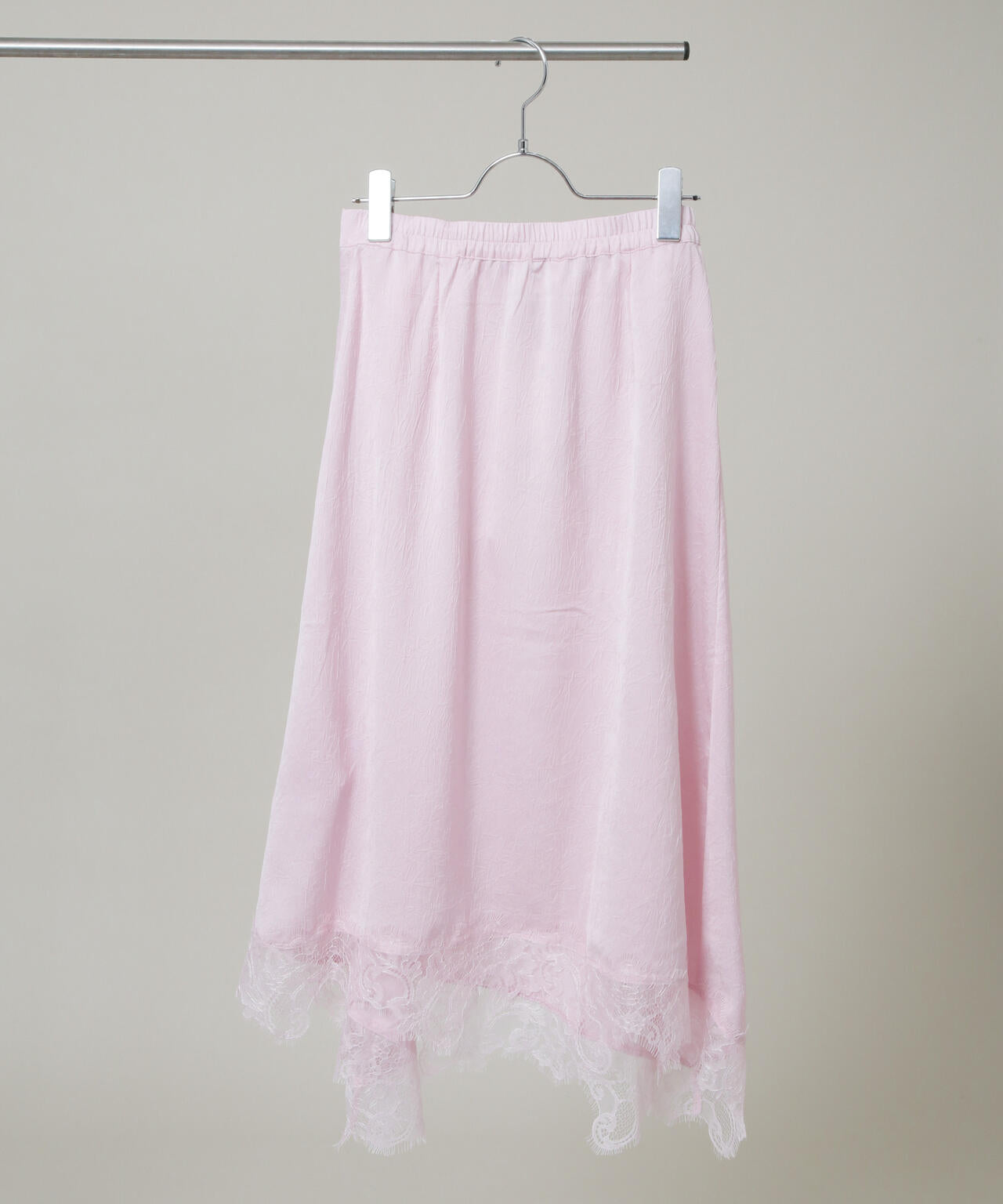BAUM UND PFERDGARTEN/Crinkled Satin レーススカート 6716130001