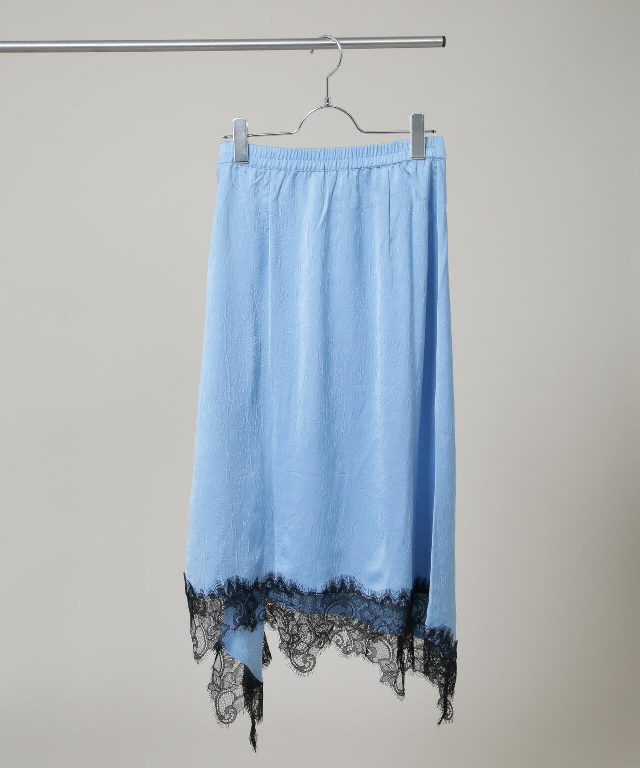 BAUM UND PFERDGARTEN/Crinkled Satin レーススカート 6716130001