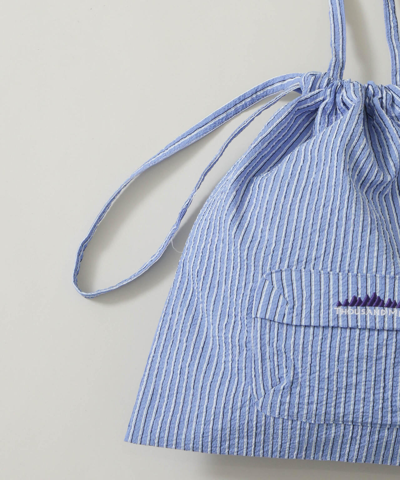THOUSAND MILE/SEERSUERSTRIPE MINI SHOULDER 6716132070