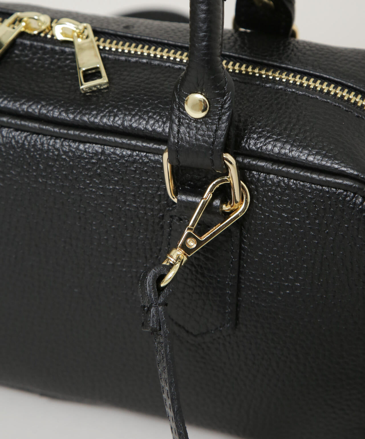 AULENTTI/レザー2WAYスクエアボストン 6716132071