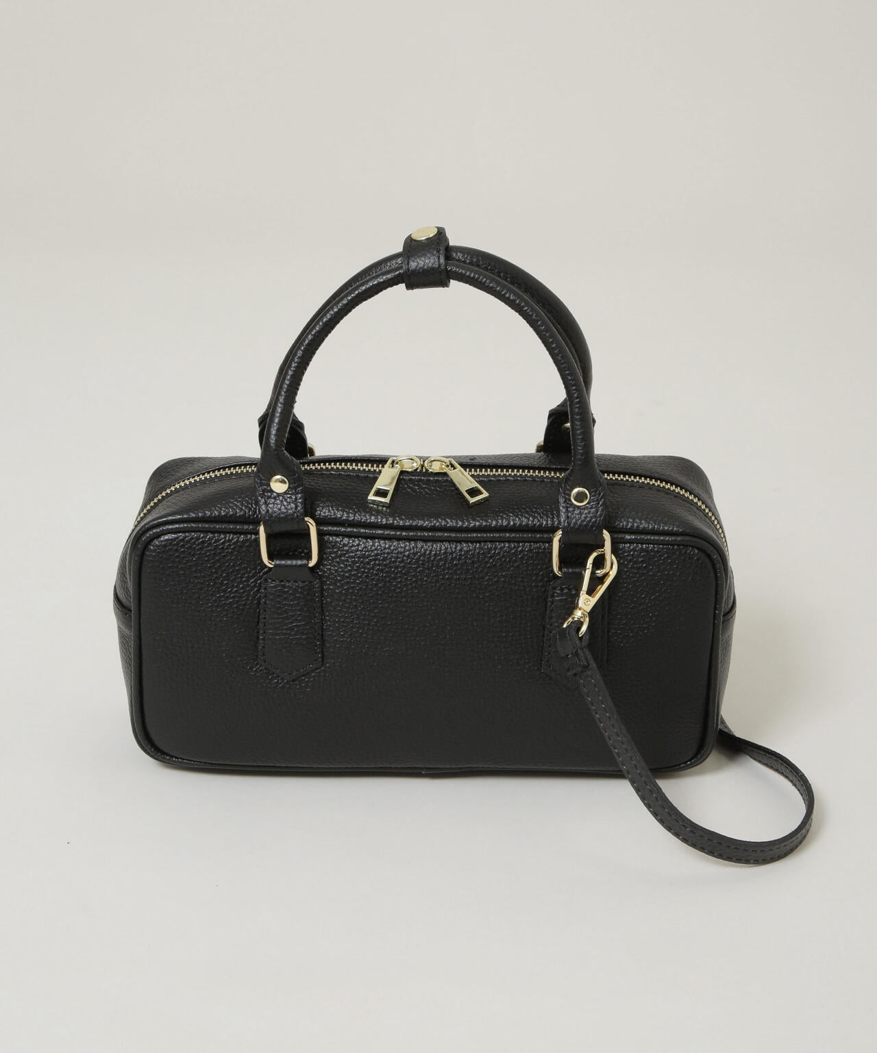 AULENTTI/レザー2WAYスクエアボストン 6716132071