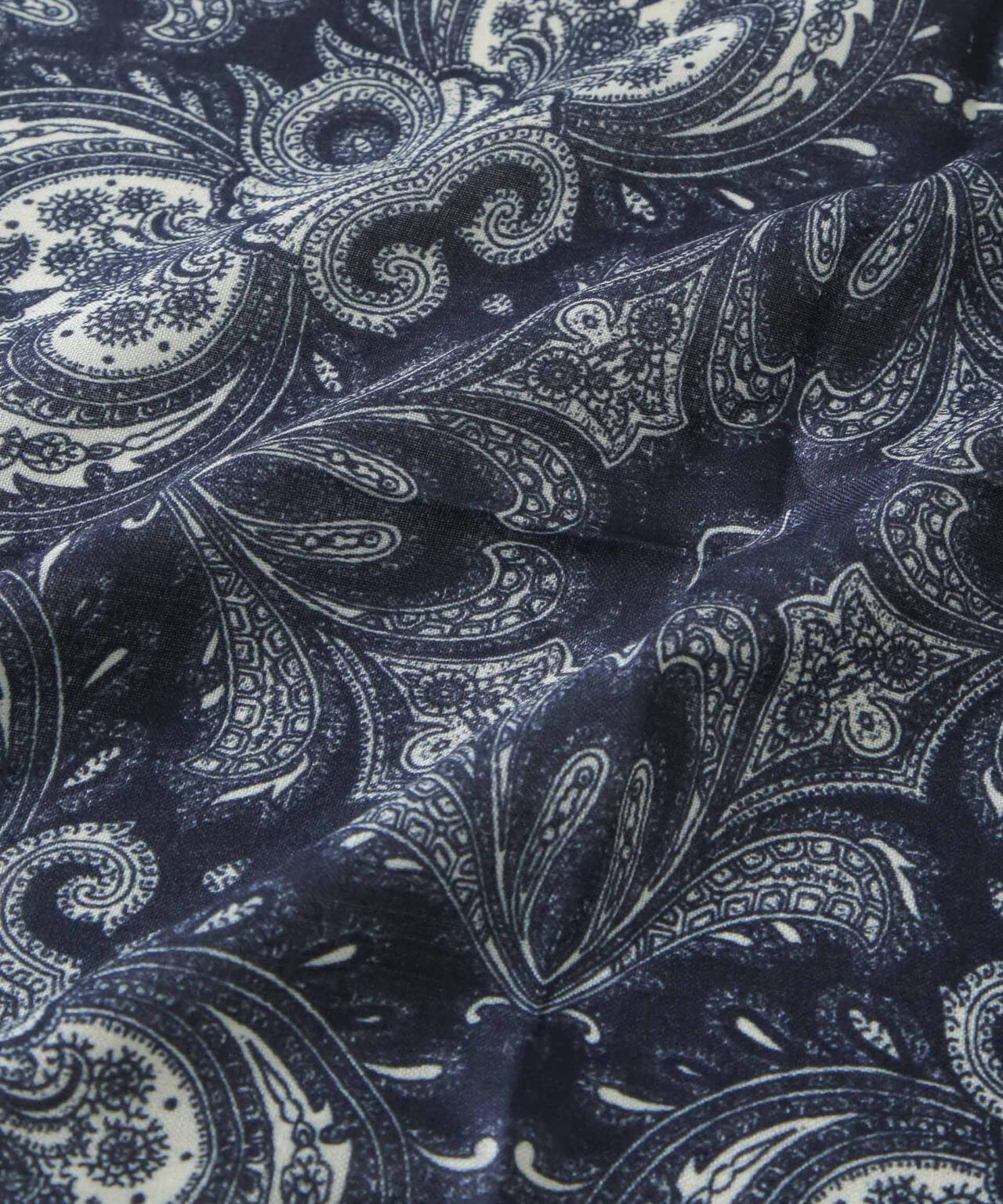 BRIGHT STAR/SILK BANDANA MOTIF SCARF NAVY 6716144001