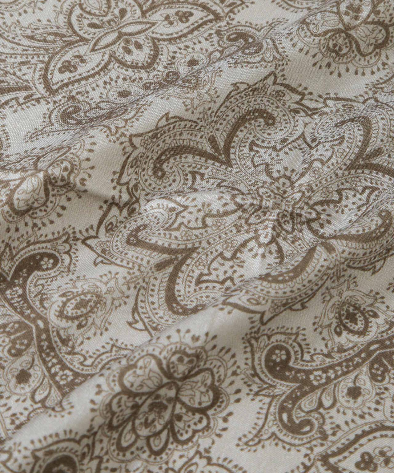 BRIGHT STAR/SILK BANDANA MOTIF SCARF GRAY 6716144002