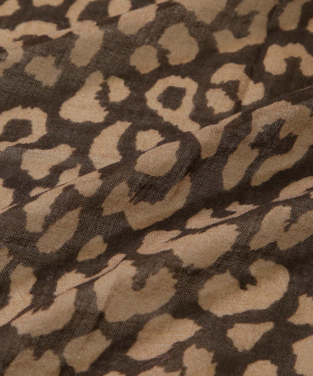 SK OVERSEAS IND PRIVATE/WOOL LEOPARD SCARF 6716144004