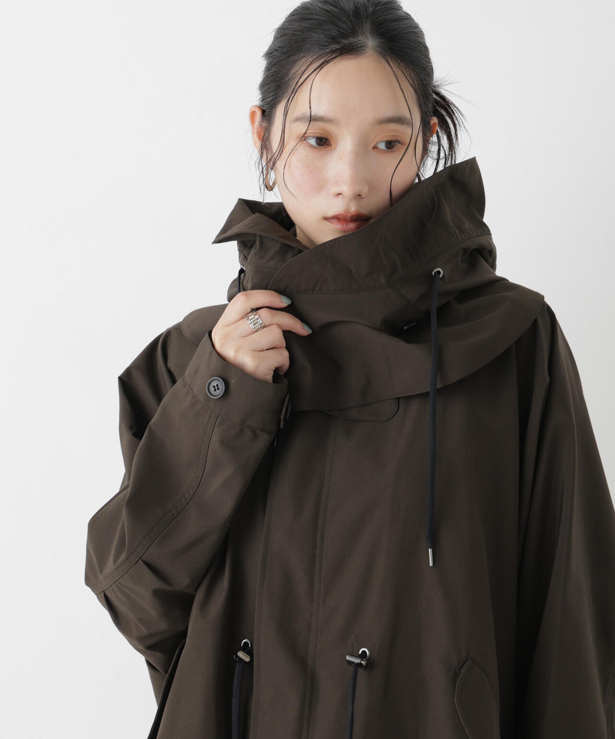 VACHEMENT/シェルタフタモッズコート 6716211001