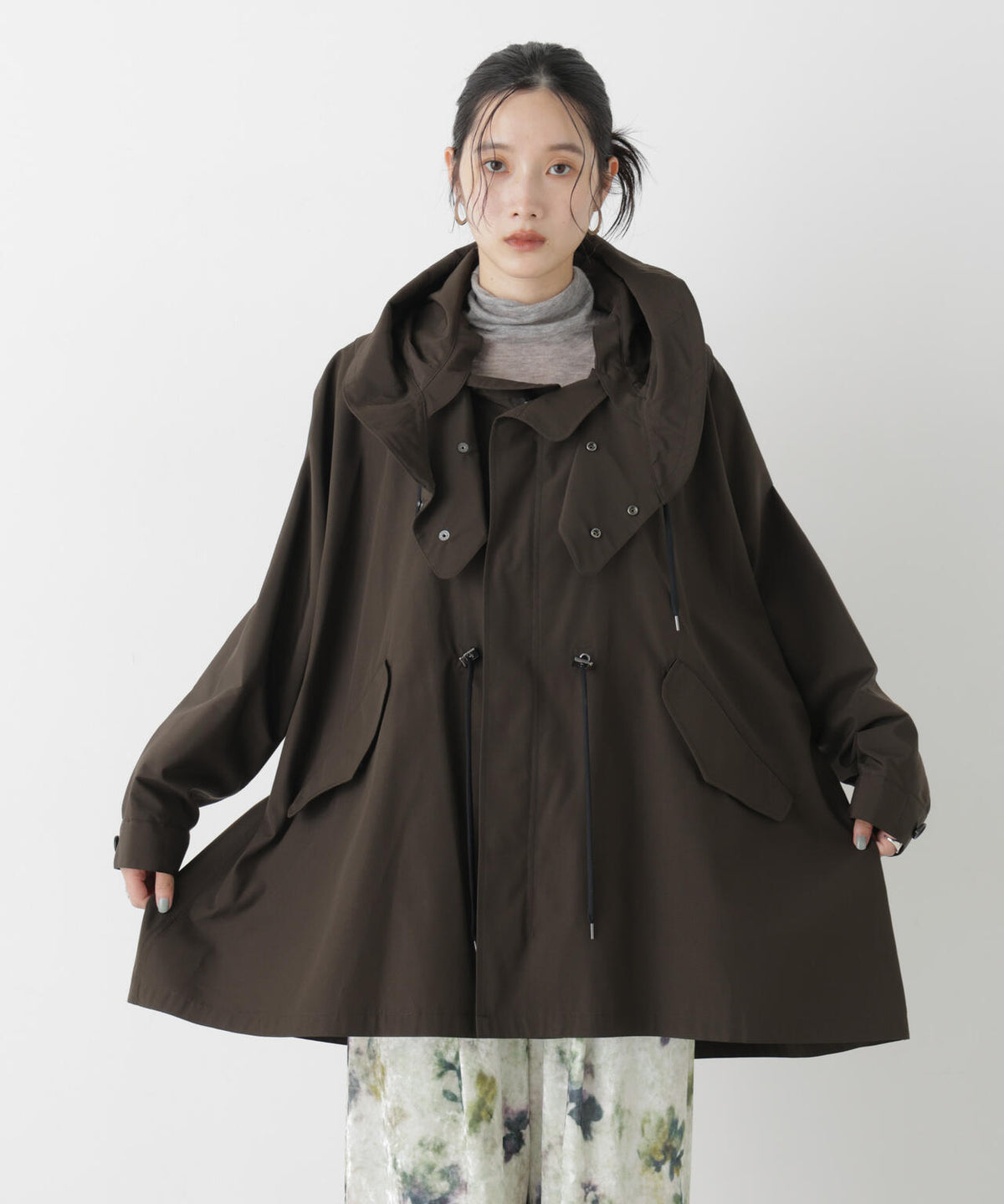VACHEMENT/シェルタフタモッズコート 6716211001