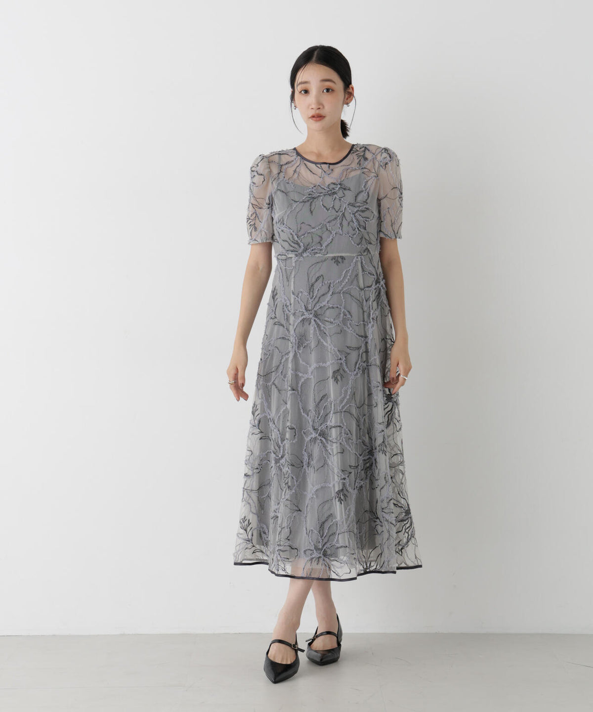 kaene/エンブロイダリーモールレースドレス 6716219037