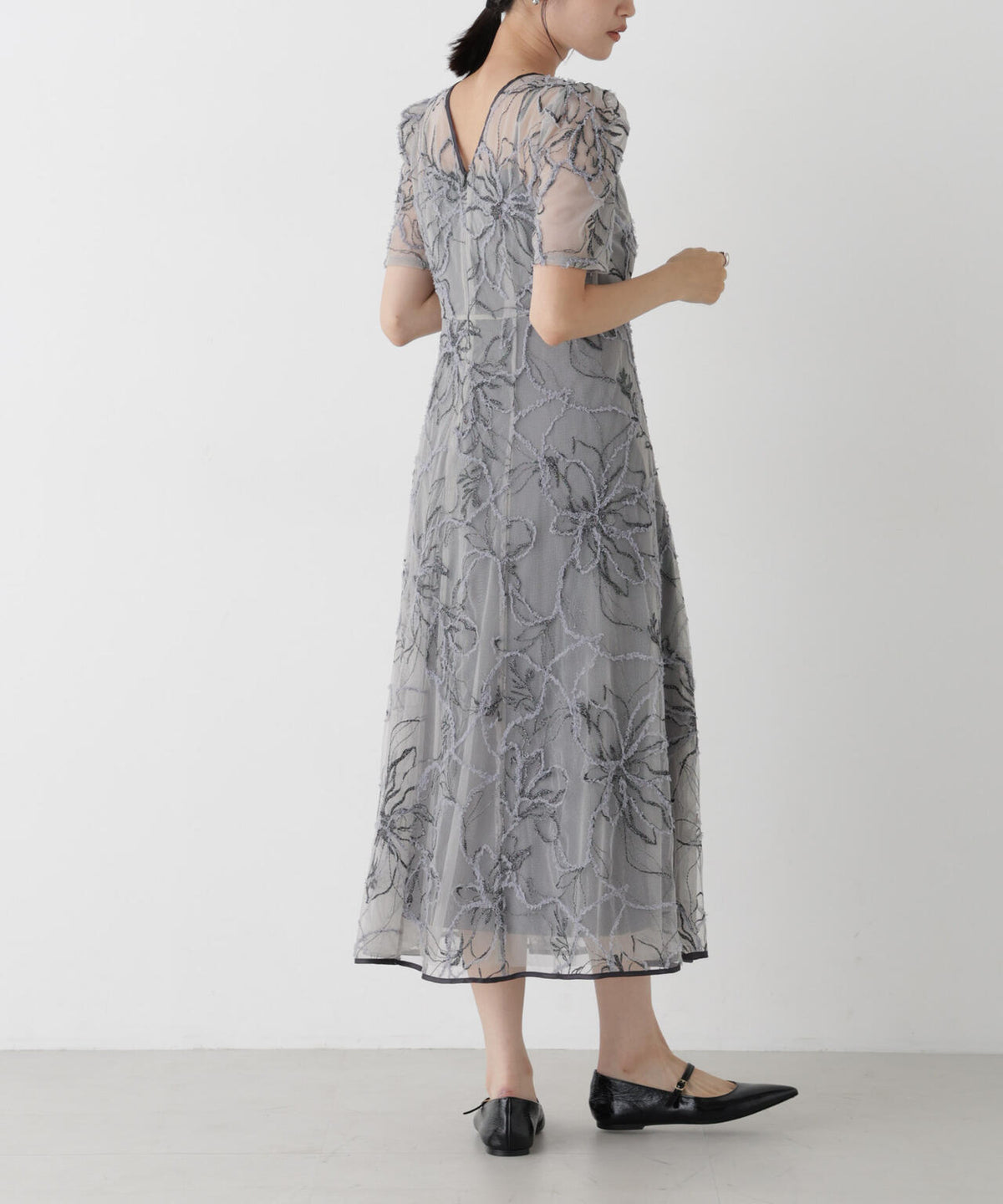 kaene/エンブロイダリーモールレースドレス 6716219037