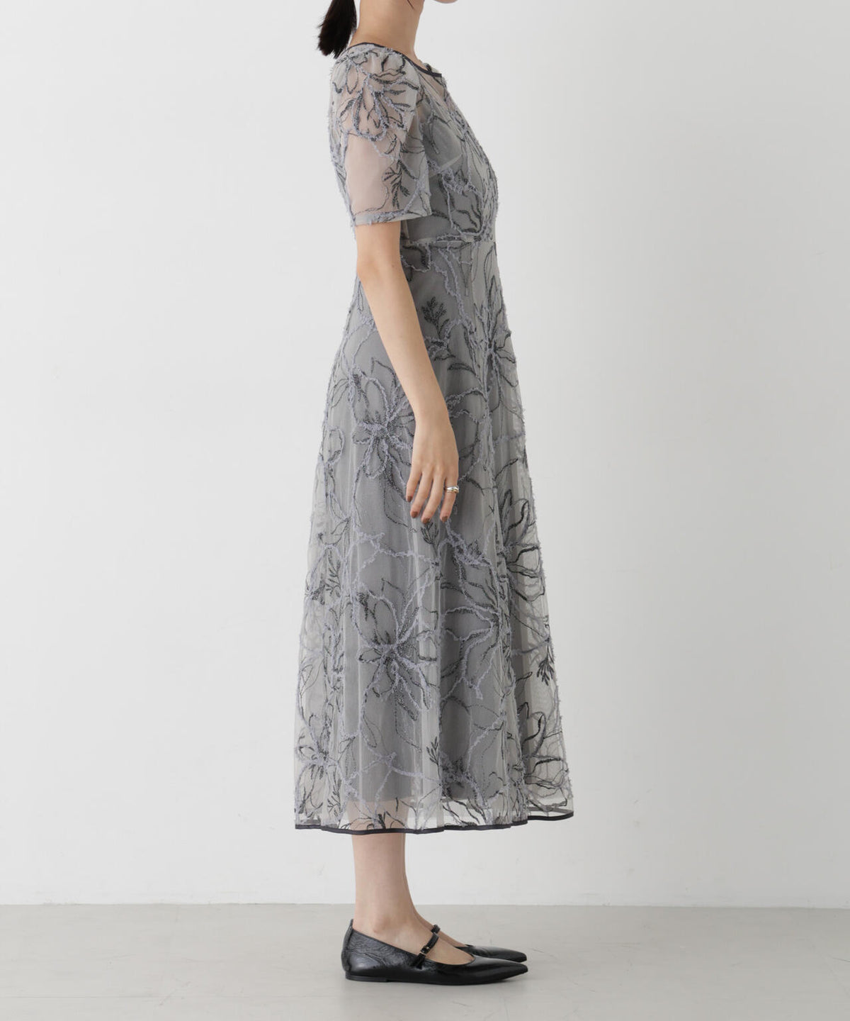 kaene/エンブロイダリーモールレースドレス 6716219037