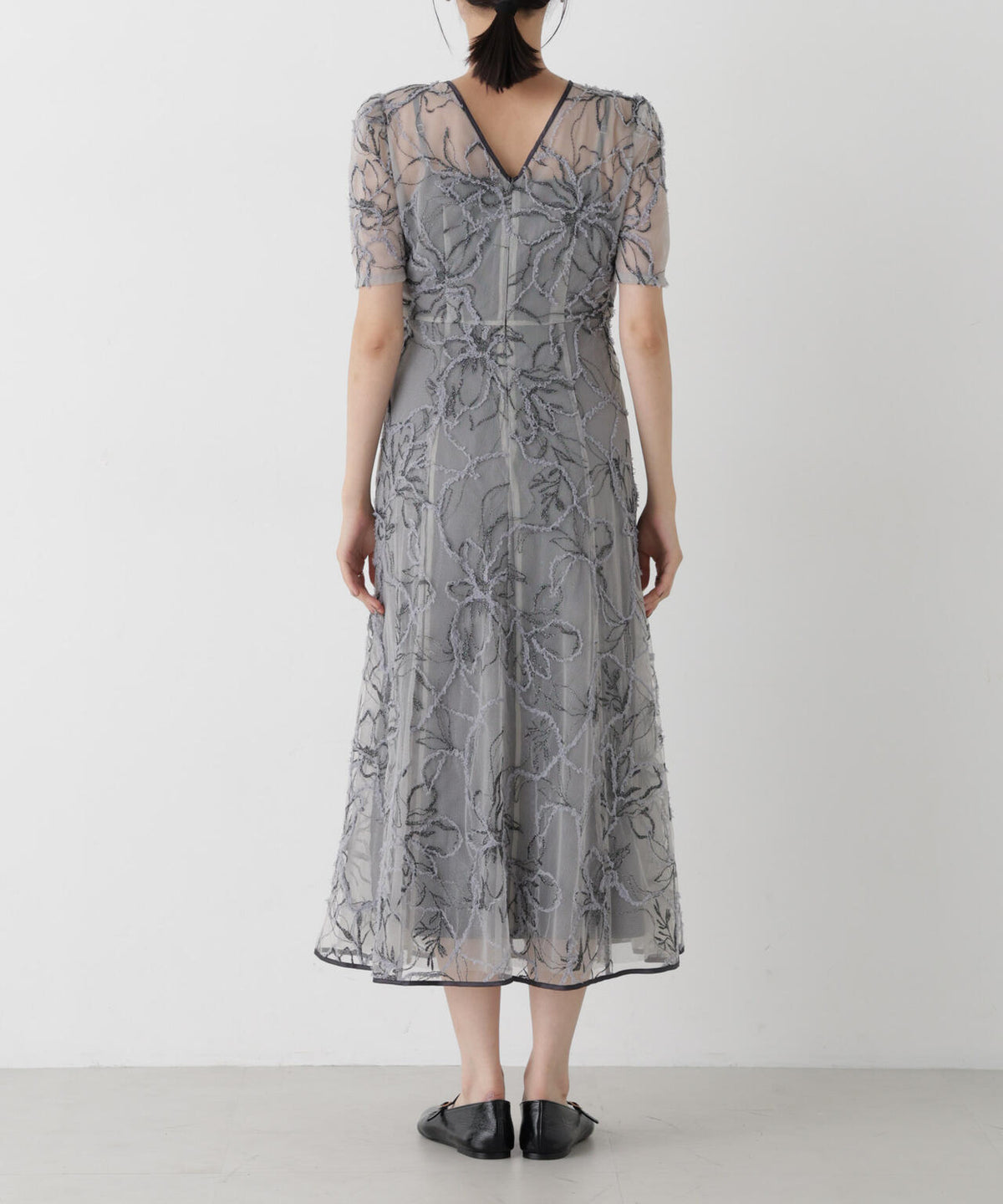 kaene/エンブロイダリーモールレースドレス 6716219037